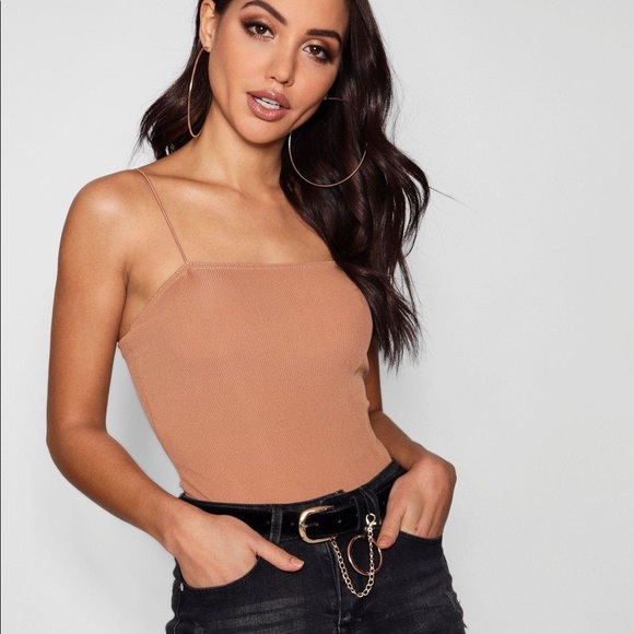 *New w/ Tags* Boohoo Ribbed Bodysuit - Picture 2 of 4